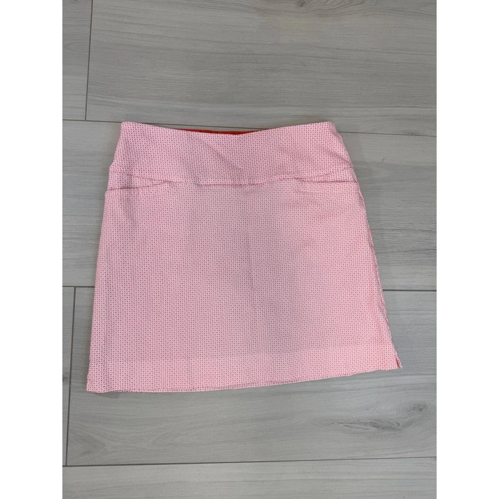 S.C. & Co. Athletic Skort Pink White Sz L Tennis Golf Sporty Activewear - Picture 2 of 8